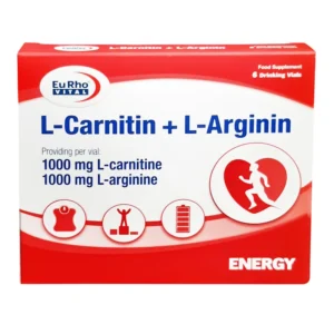 ویال ال کارنیتین و ال آرژنین یوروویتال: انرژی‌زا، چربی‌سوز و تقویت‌کننده عملکرد ورزشی