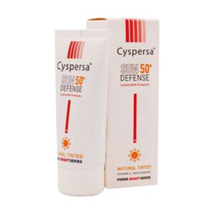 کرم ضد آفتاب رنگی(طبیعی)روشن کننده SPF 50 سیسپرسا 50 میل
