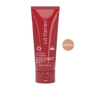 ضد آفتاب و ضد لک رنگی (برنز)spf 40 لافارر 40 میل