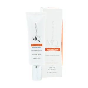 کرم ضد آفتاب و روشن کننده بژ طبیعی spf 50 ام کیو 55 میل